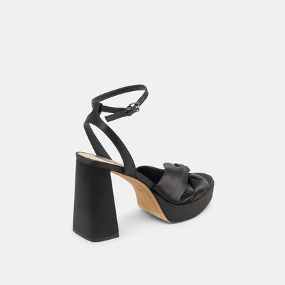 PARLO HEELS ONYX SATIN
 – Dolce Vita | Dolce Vita Everyday