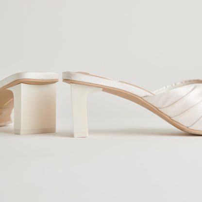 CARLAN HEELS OFF WHITE SILK
 – Dolce Vita | Dolce Vita Everyday