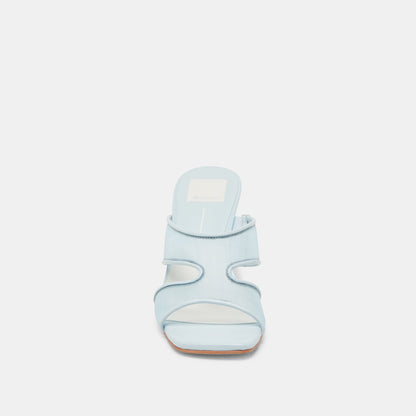 Gitel Wide Ice Blue Mesh Heels | Dolce Vita Signature