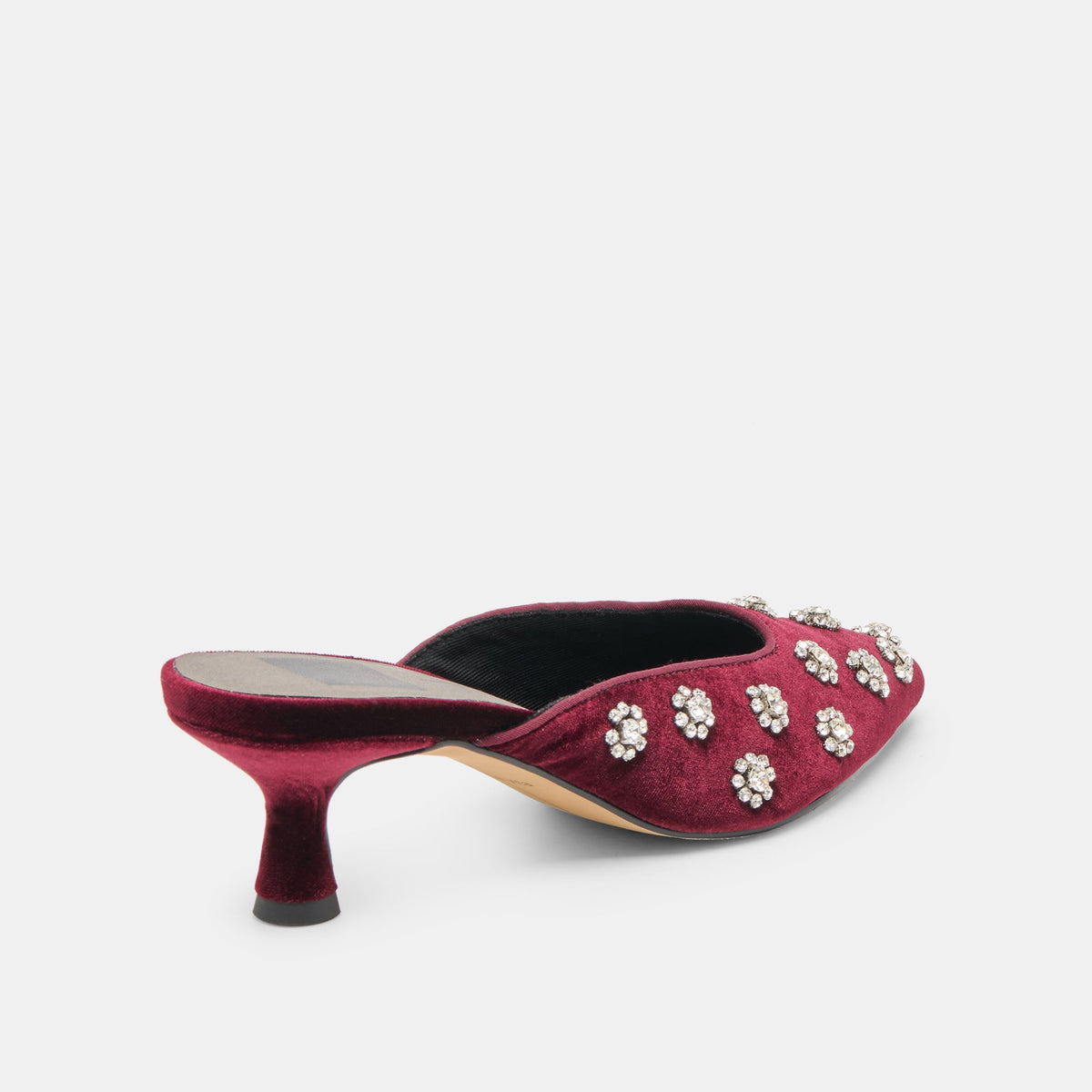 Clara Bordeaux Velvet Heels | Dolce Vita Featured