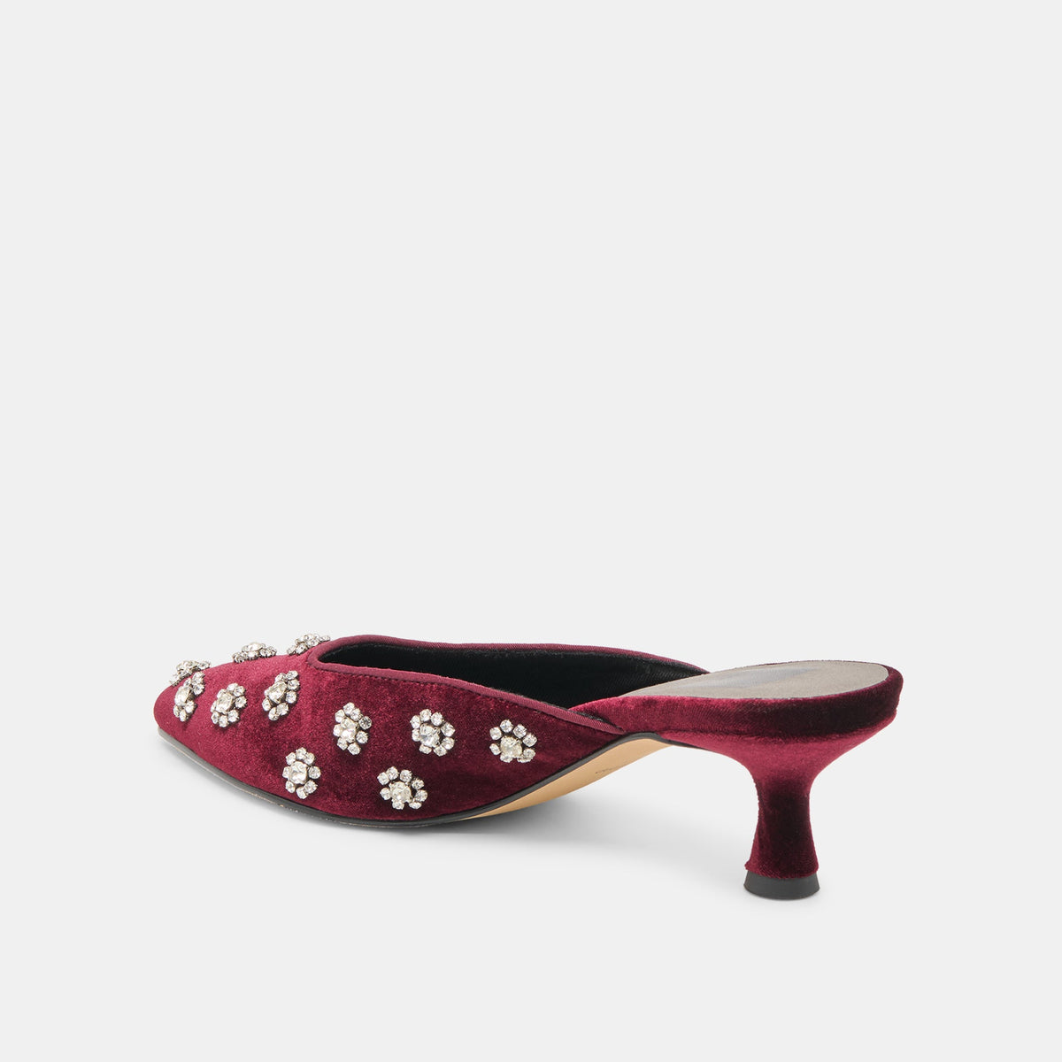Clara Bordeaux Velvet Heels | Dolce Vita Featured