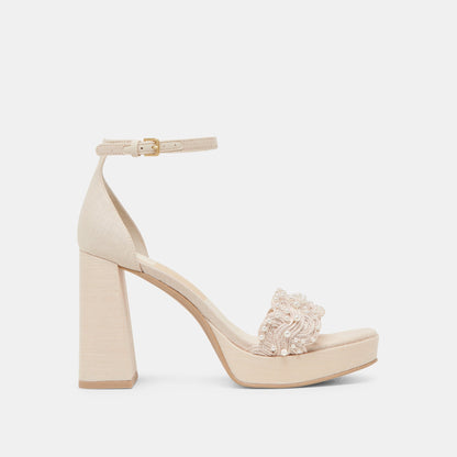 PELTIN PEARL HEELS VANILLA WOVEN RAFFIA
 – Dolce Vita | Dolce Vita Quality