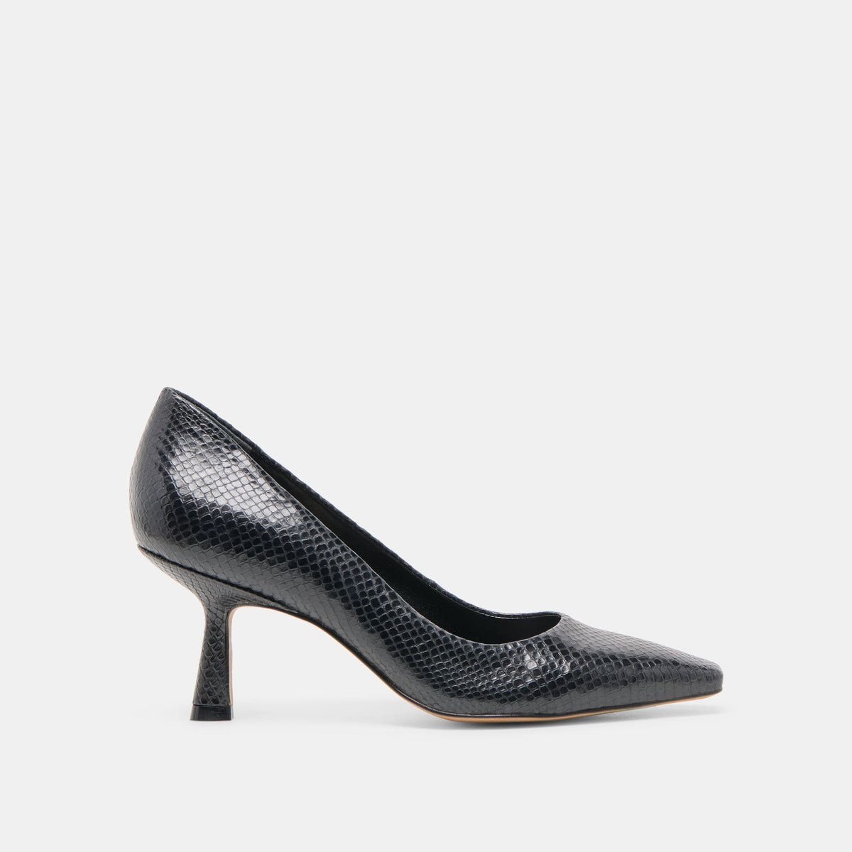 Briona Onyx Embossed Leather Heels | Dolce Vita Latest
