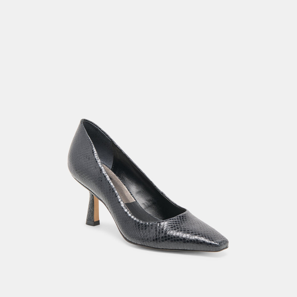 Briona Onyx Embossed Leather Heels | Dolce Vita Latest