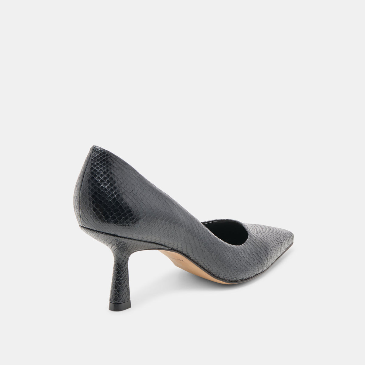 Briona Onyx Embossed Leather Heels | Dolce Vita Latest