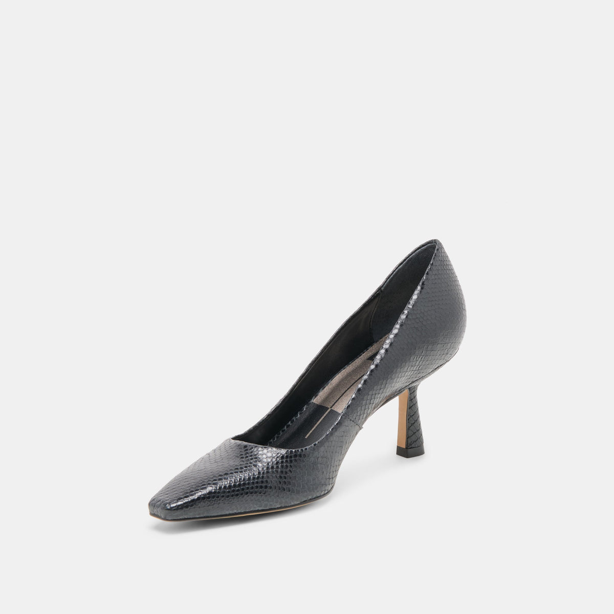 Briona Onyx Embossed Leather Heels | Dolce Vita Latest
