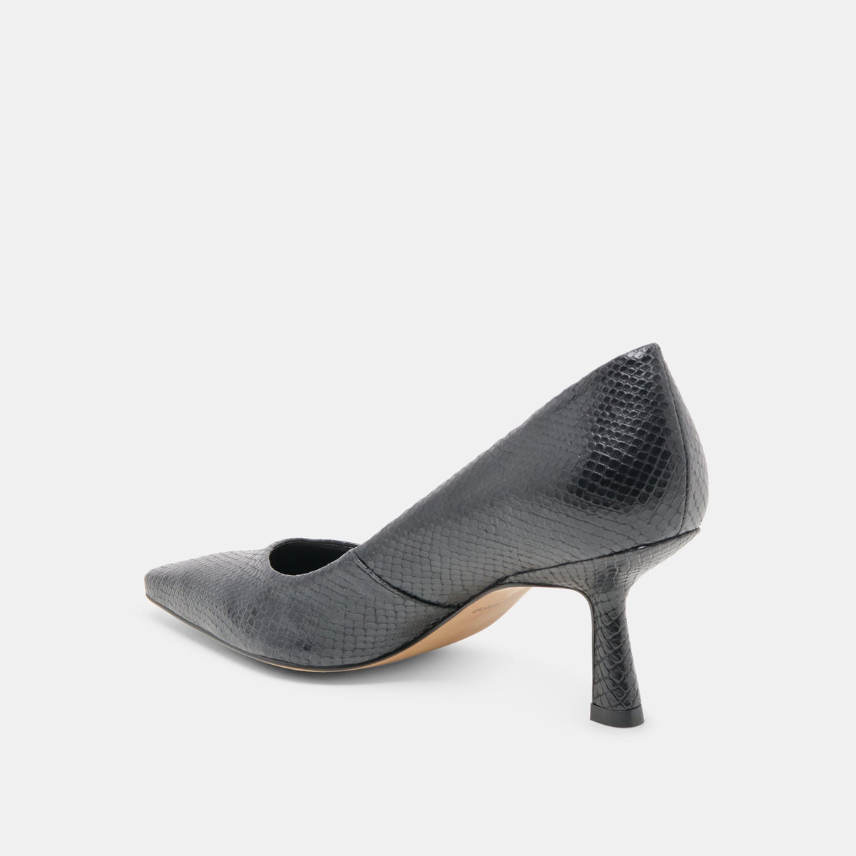 Briona Onyx Embossed Leather Heels | Dolce Vita Latest