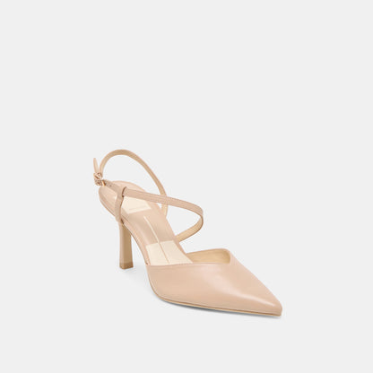 Kamra Beige Leather Heels | Dolce Vita Featured