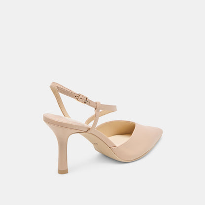 Kamra Beige Leather Heels | Dolce Vita Featured