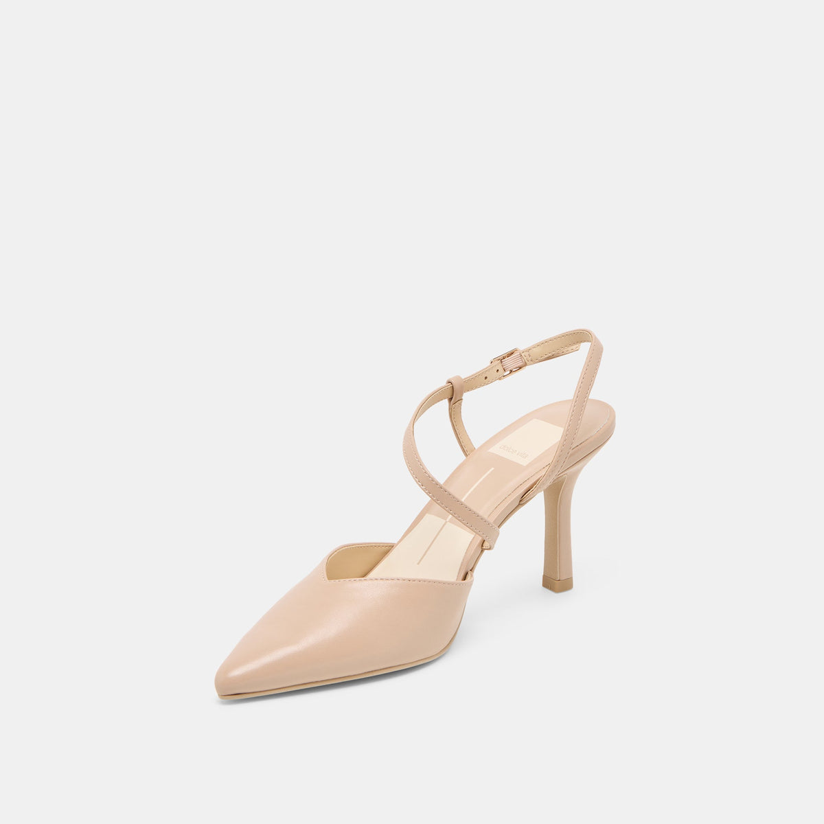 Kamra Beige Leather Heels | Dolce Vita Featured
