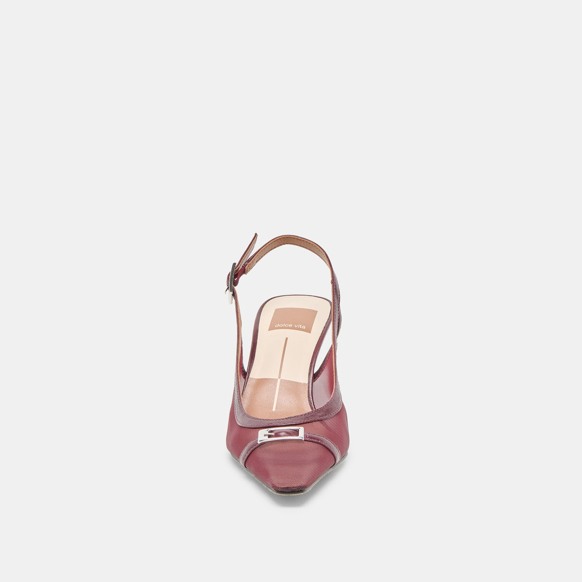 Lorine Burgundy Mesh Heels | Dolce Vita Exclusive