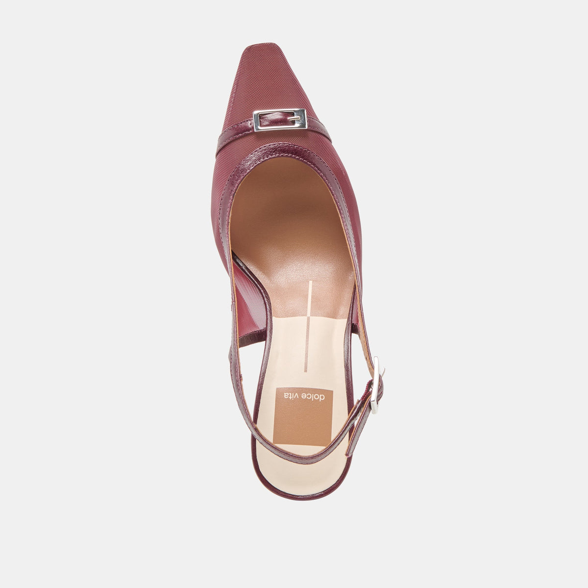 Lorine Burgundy Mesh Heels | Dolce Vita Exclusive