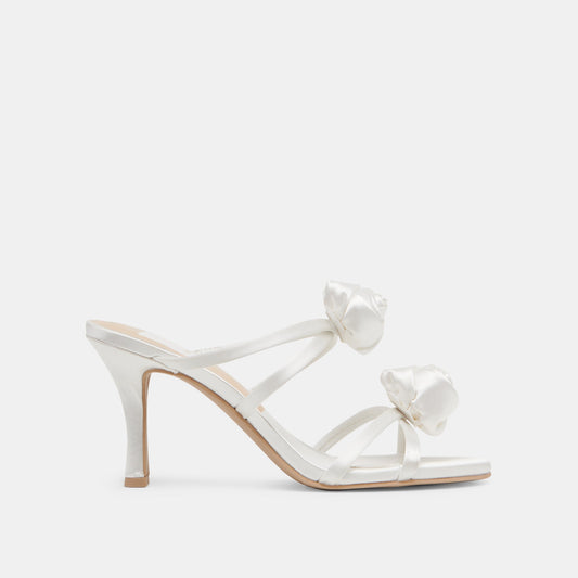 LINZY HEELS TRUE WHITE SATIN
 – Dolce Vita | Dolce Vita Premium