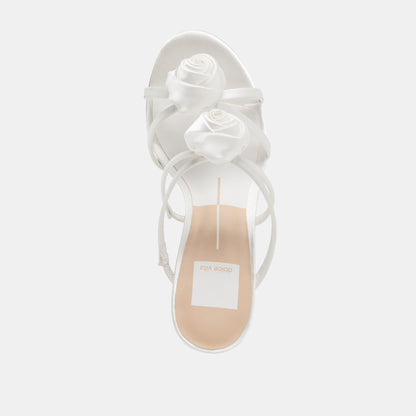 LINZY HEELS TRUE WHITE SATIN
 – Dolce Vita | Dolce Vita Premium