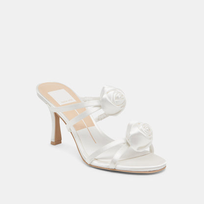 LINZY HEELS TRUE WHITE SATIN
 – Dolce Vita | Dolce Vita Premium