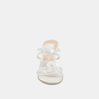 LINZY HEELS TRUE WHITE SATIN
 – Dolce Vita | Dolce Vita Premium