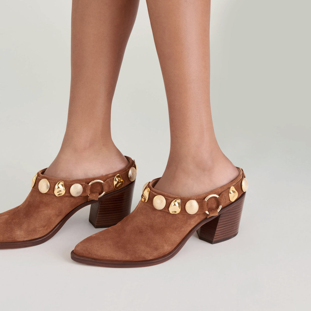 Kanyon Brown Suede Heels | Dolce Vita Trending