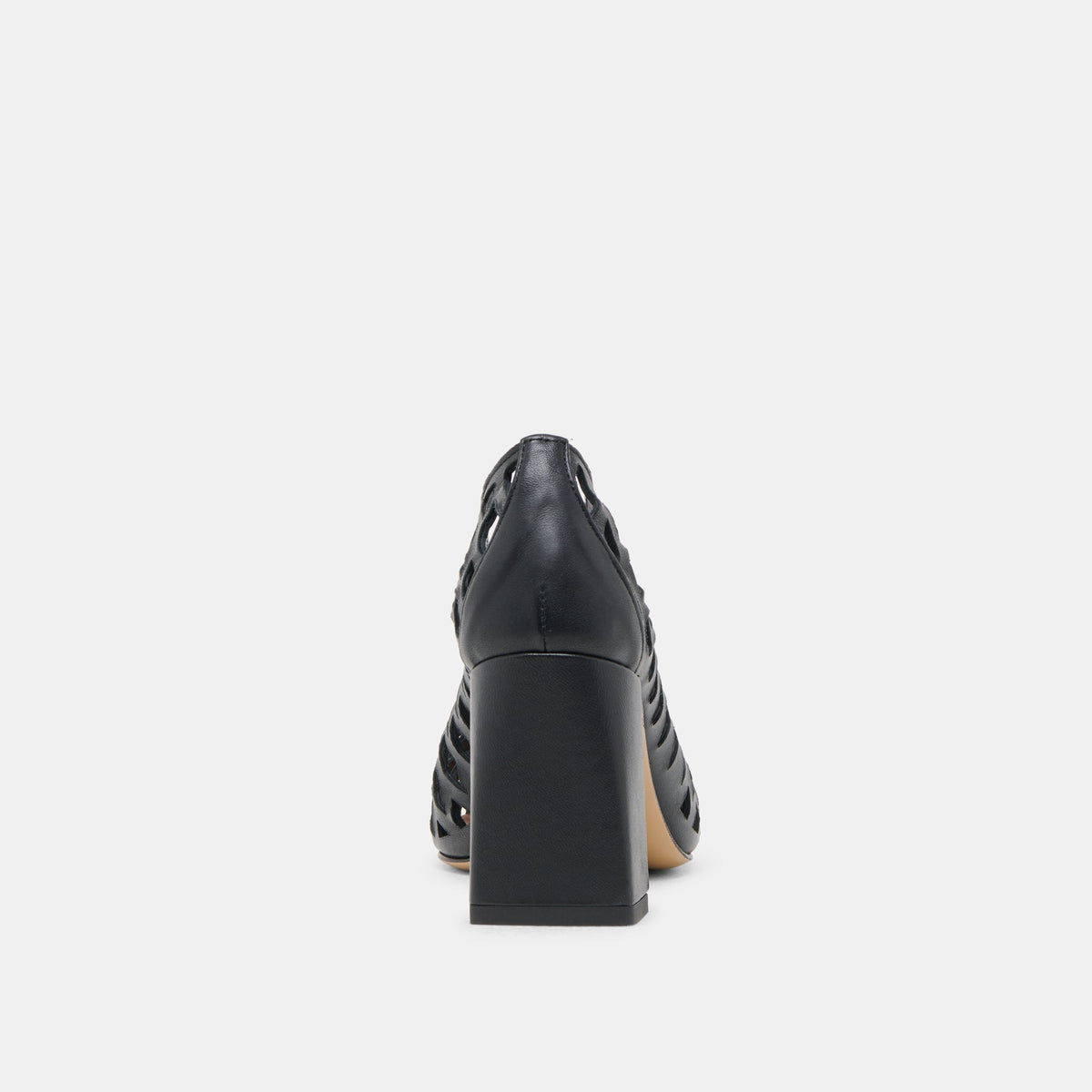Tanya Black Woven Leather Heels | Dolce Vita Popular