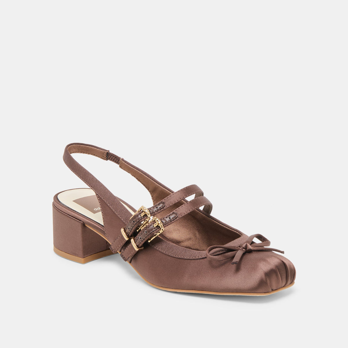 Loris Mahogany Satin Heels | Dolce Vita Special Offer