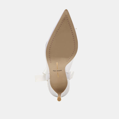 Efora True White Satin Heels | Dolce Vita Best Seller