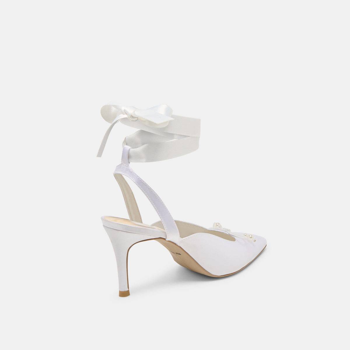 Efora True White Satin Heels | Dolce Vita Best Seller