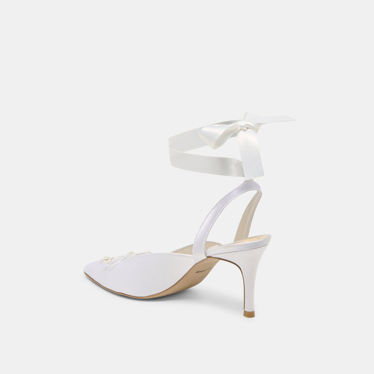 Efora True White Satin Heels | Dolce Vita Best Seller