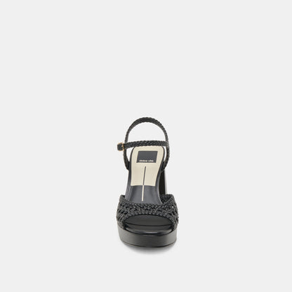 PEYTEN HEELS BLACK WOVEN STELLA
 – Dolce Vita | Dolce Vita Essential
