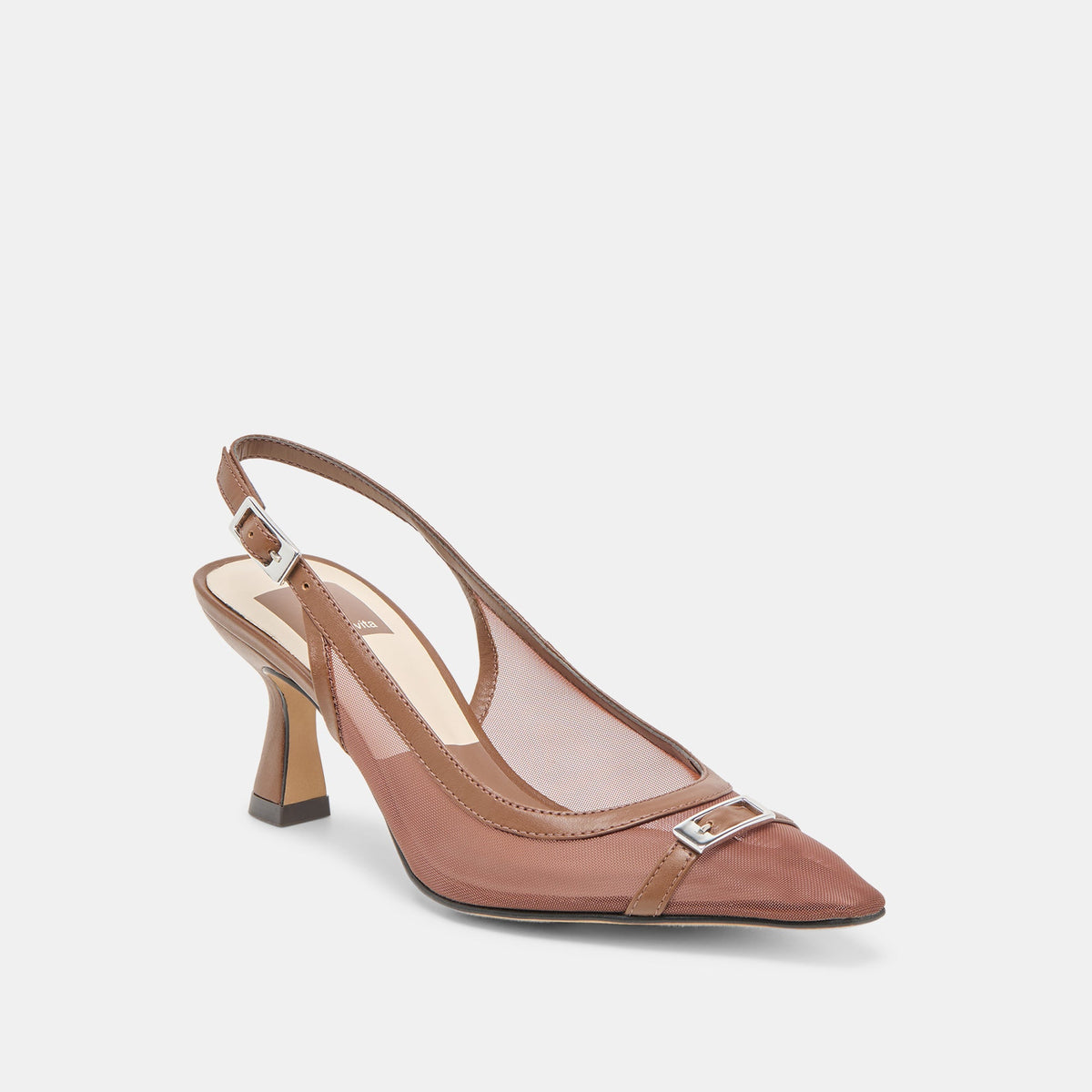 Lorine Espresso Mesh Heels | Dolce Vita Best Seller