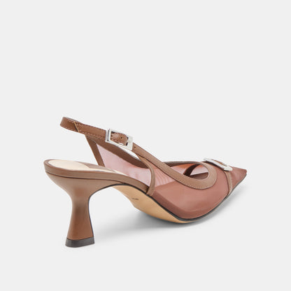 Lorine Espresso Mesh Heels | Dolce Vita Best Seller