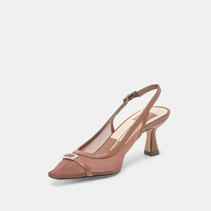 Lorine Espresso Mesh Heels | Dolce Vita Best Seller
