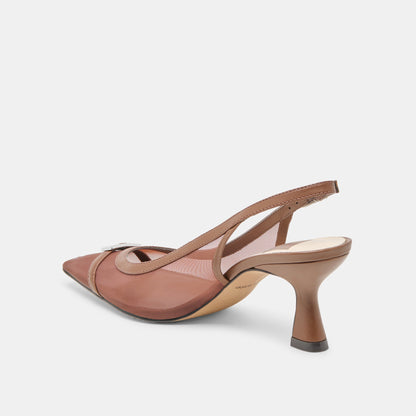 Lorine Espresso Mesh Heels | Dolce Vita Best Seller