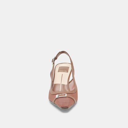 Lorine Espresso Mesh Heels | Dolce Vita Best Seller