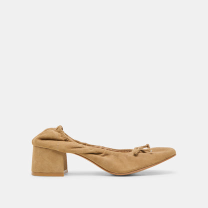 Karmin Dk Taupe Suede Heels | Dolce Vita Special Offer