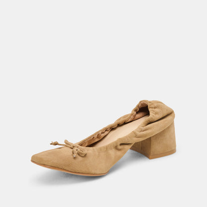 Karmin Dk Taupe Suede Heels | Dolce Vita Special Offer