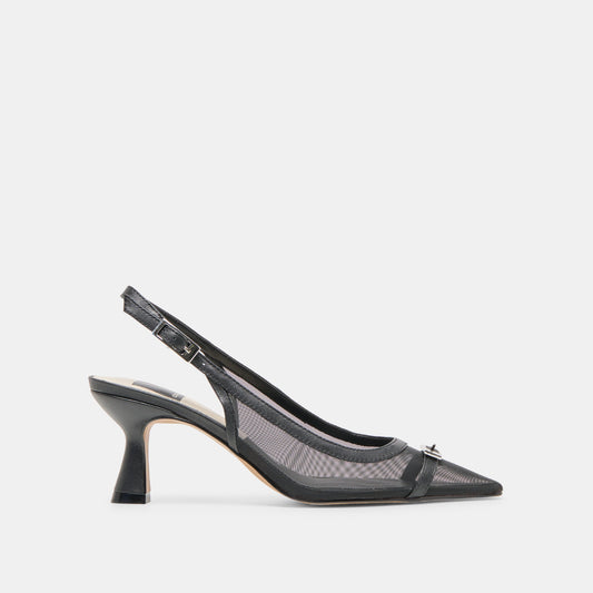 Lorine Onyx Mesh Heels | Dolce Vita Best Seller