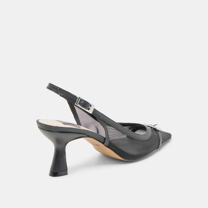 Lorine Onyx Mesh Heels | Dolce Vita Best Seller