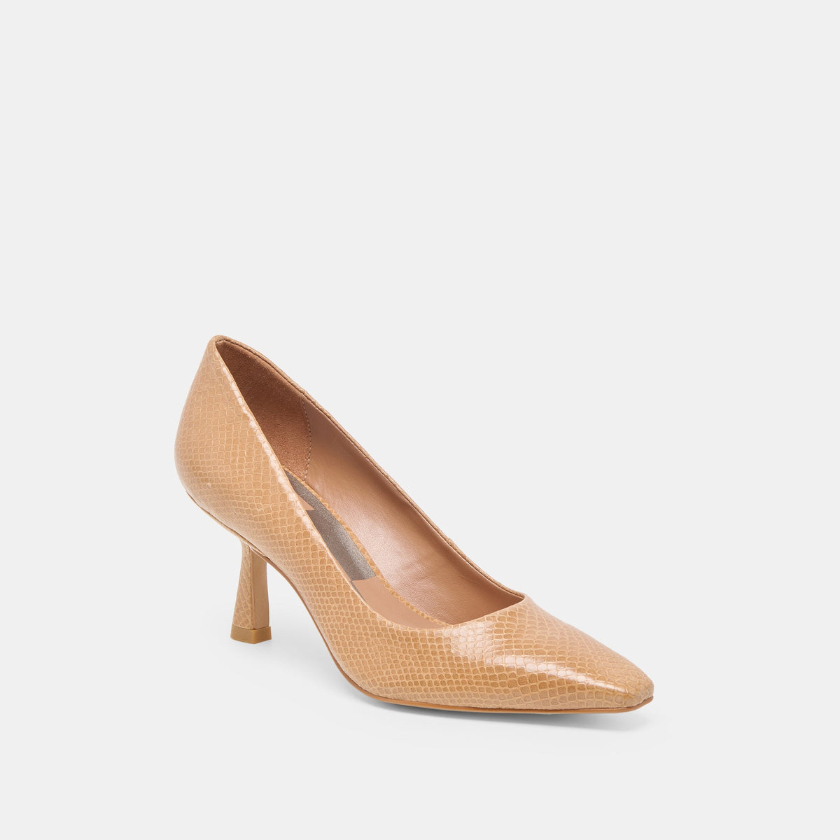 Briona Whiskey Embossed Leather Heels | Dolce Vita Deals