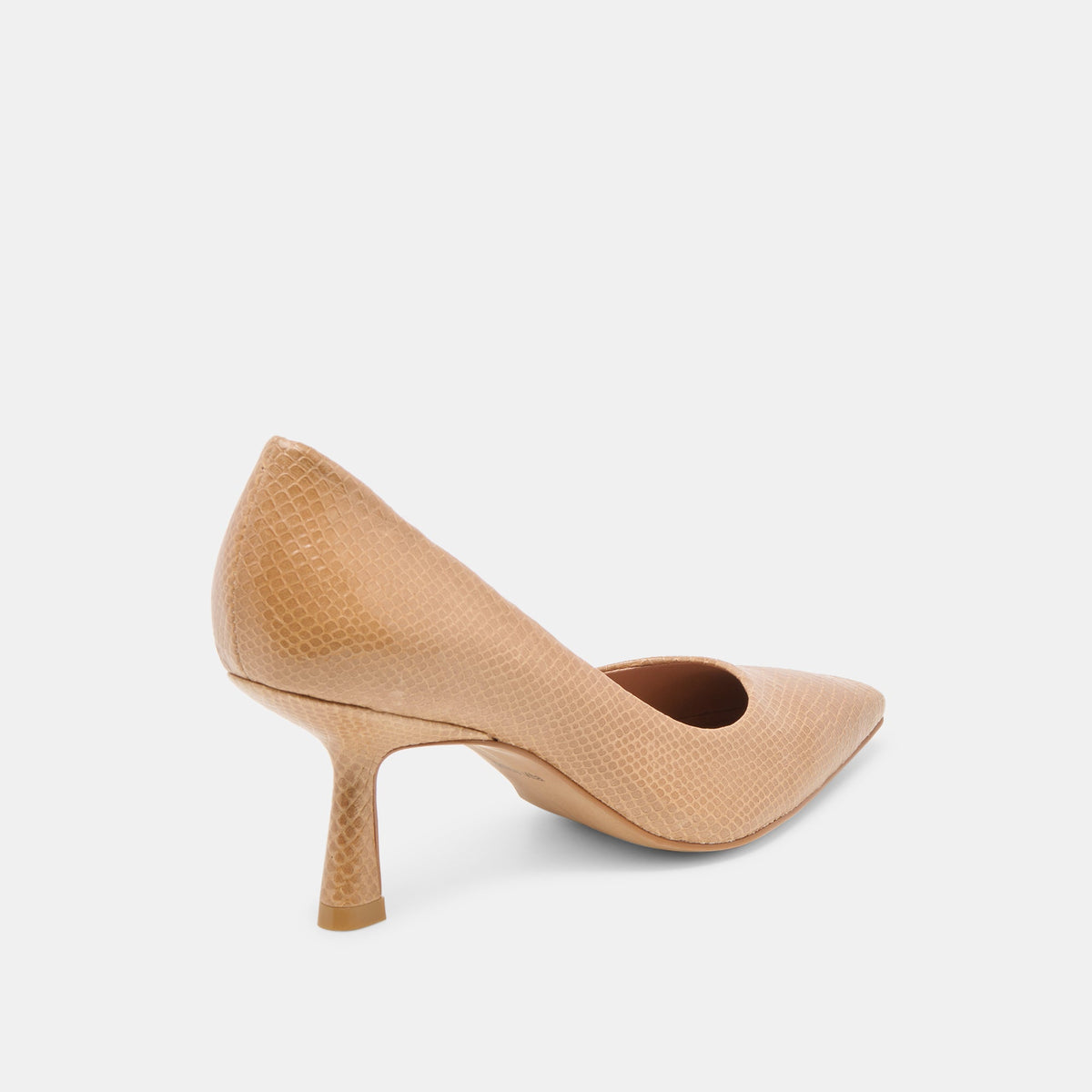 Briona Whiskey Embossed Leather Heels | Dolce Vita Deals