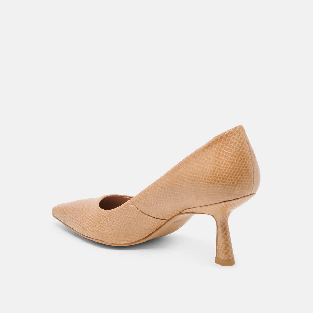 Briona Whiskey Embossed Leather Heels | Dolce Vita Deals