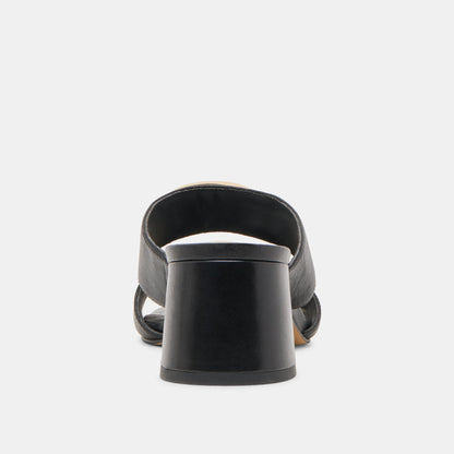 Barnet Black Leather Heels | Dolce Vita Hot Sale