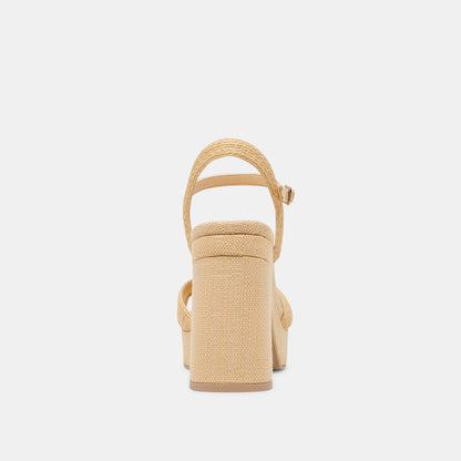 TINAYA HEELS LT NATURAL RAFFIA
 – Dolce Vita | Dolce Vita Recommended