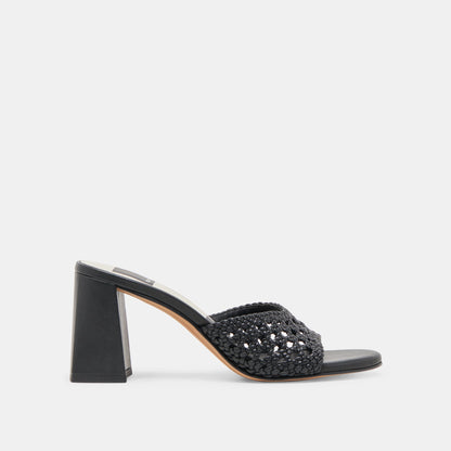 MARGOE HEELS BLACK WOVEN STELLA
 – Dolce Vita | Dolce Vita Hot Sale