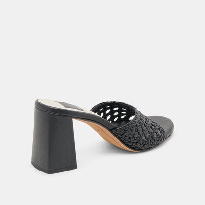MARGOE HEELS BLACK WOVEN STELLA
 – Dolce Vita | Dolce Vita Hot Sale