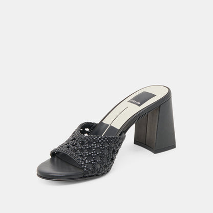 MARGOE HEELS BLACK WOVEN STELLA
 – Dolce Vita | Dolce Vita Hot Sale