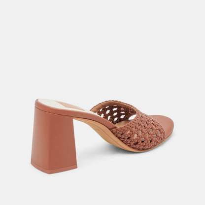 MARGOE HEELS COGNAC WOVEN STELLA
 – Dolce Vita | Dolce Vita Best Seller