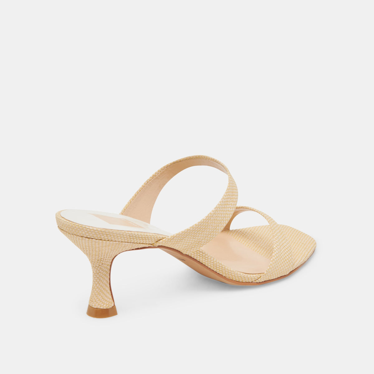 Genora Lt Natural Woven Raffia Heels | Dolce Vita Trending