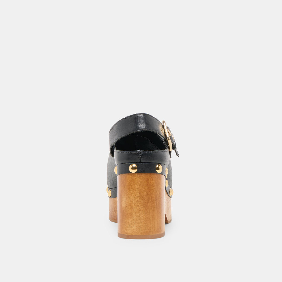 Adelan Black Leather Clogs | Dolce Vita Quality