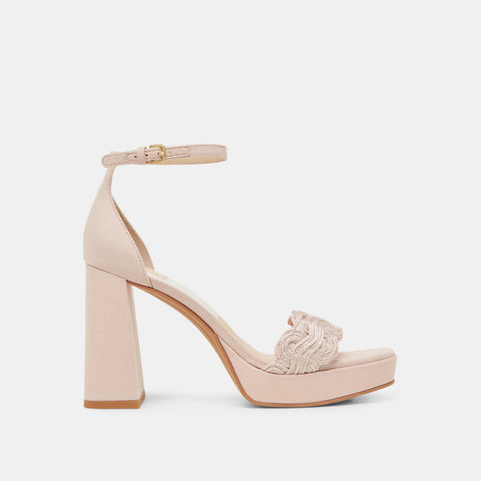 PELTIN HEELS LIGHT PINK WOVEN RAFFIA
 – Dolce Vita | Dolce Vita Deals
