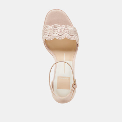 PELTIN HEELS LIGHT PINK WOVEN RAFFIA
 – Dolce Vita | Dolce Vita Deals