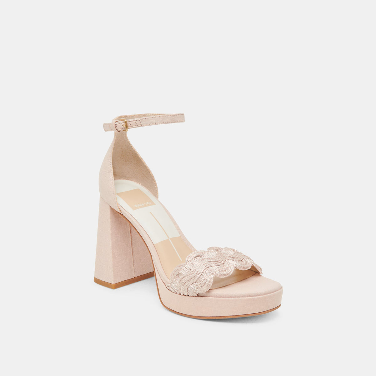 PELTIN HEELS LIGHT PINK WOVEN RAFFIA
 – Dolce Vita | Dolce Vita Deals